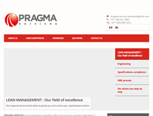 Tablet Screenshot of pragma-services.eu